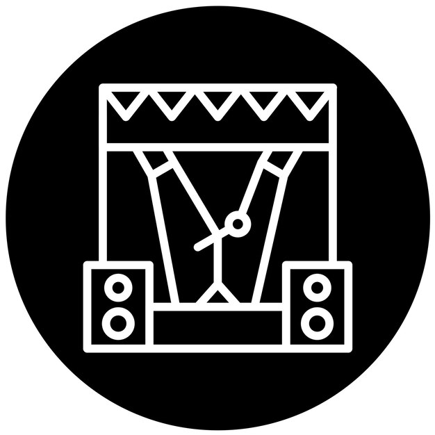 Diseño vectorial Estilo de icono de entretenimiento