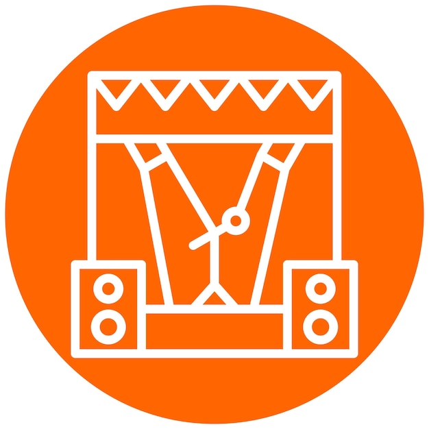 Diseño vectorial Estilo de icono de entretenimiento