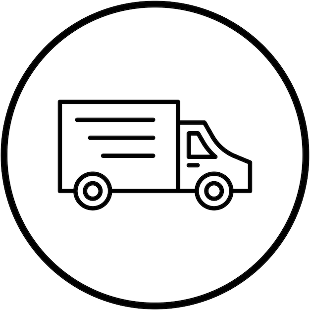 Diseño vectorial Estilo de icono de envío gratuito