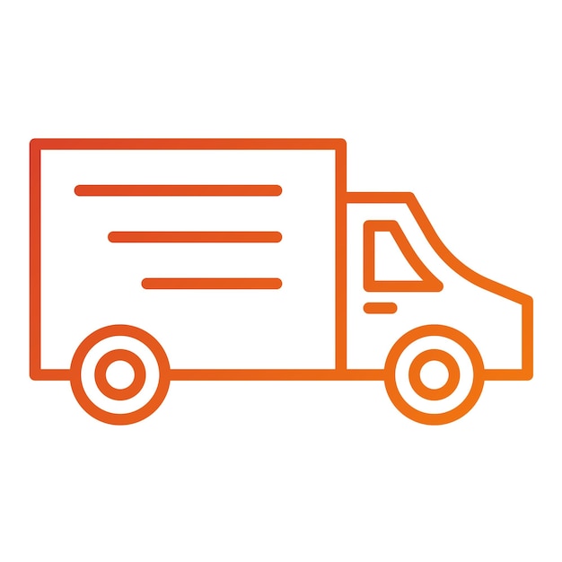 Diseño vectorial Estilo de icono de envío gratuito