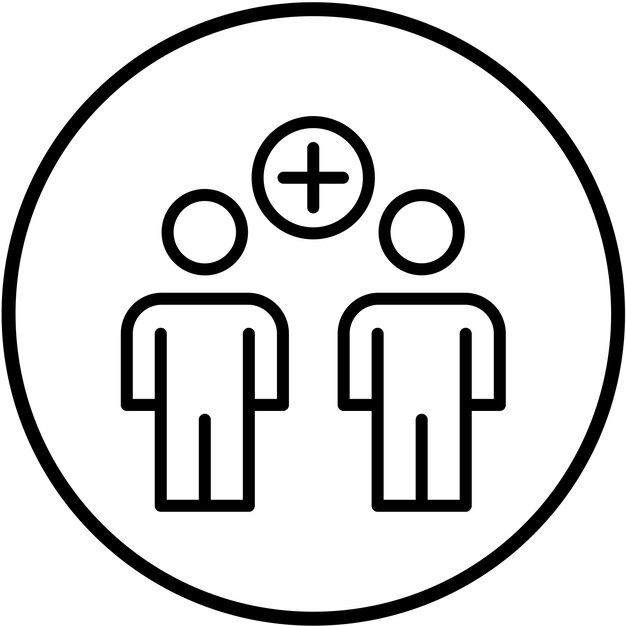 Diseño vectorial Estilo del icono del equipo médico