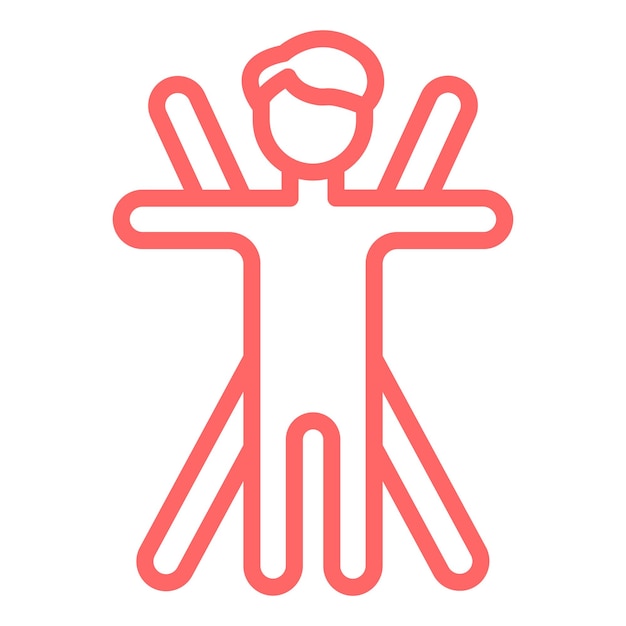 Diseño vectorial Estilo de icono ergonómico