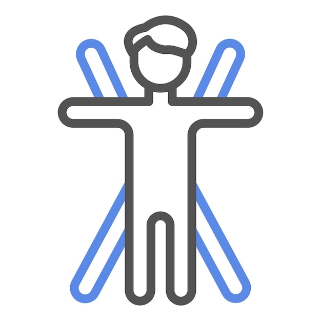 Diseño vectorial Estilo de icono ergonómico