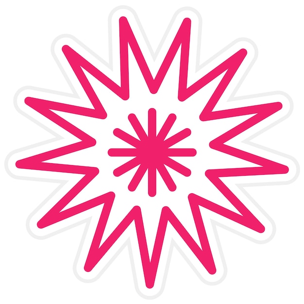 Diseño vectorial Estilo del icono de los erizos de mar