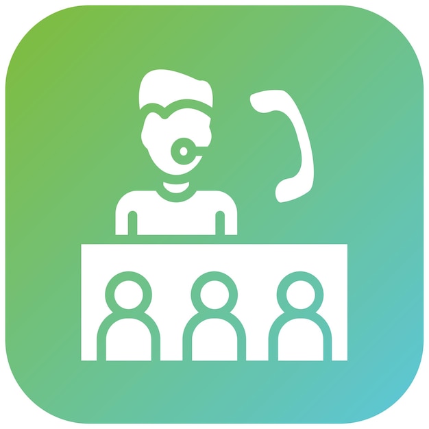 Diseño vectorial Estilo del icono de escalada de llamada