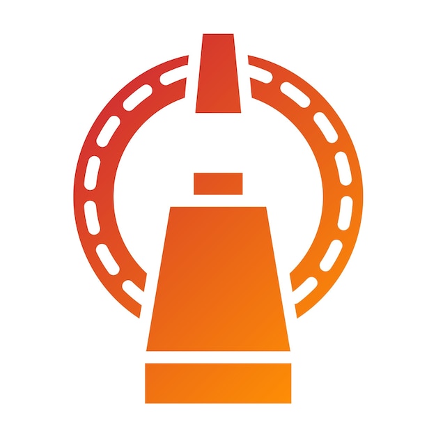 Diseño vectorial Estilo del icono de escaneo de resonancia magnética