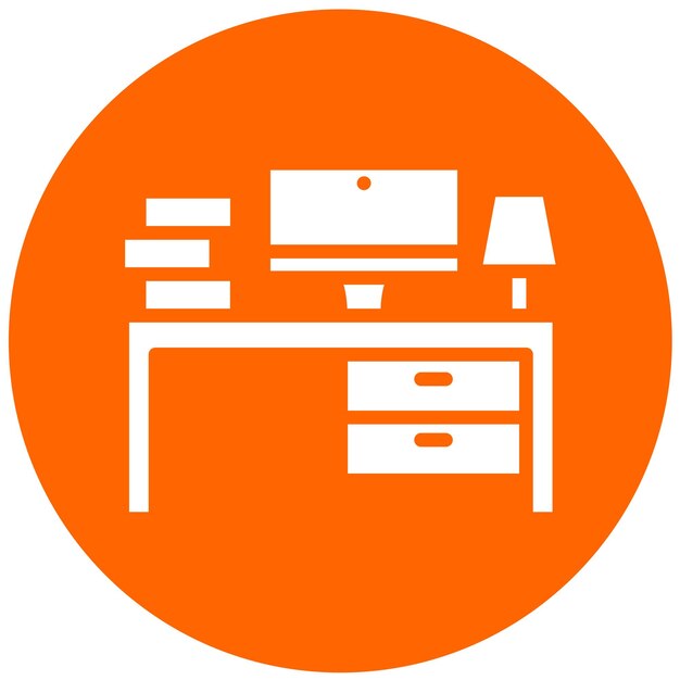 Diseño vectorial de estilo de icono de escritorio caliente