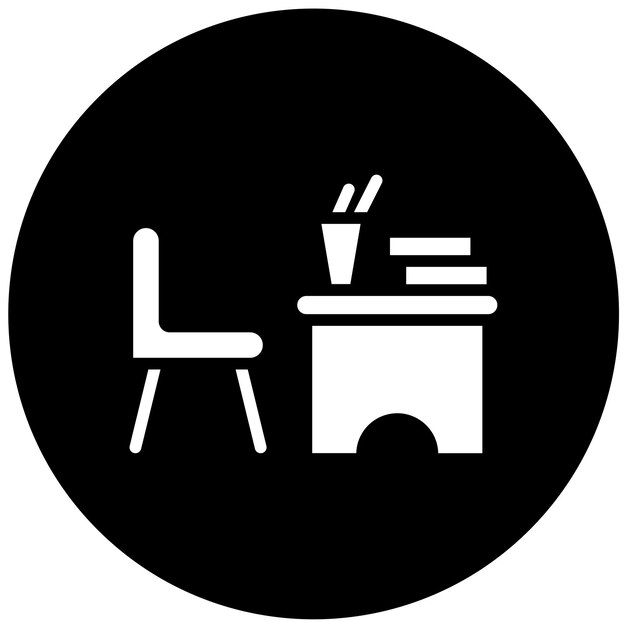 Diseño vectorial Estilo del icono del escritorio del niño