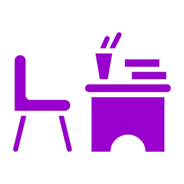 Diseño vectorial Estilo del icono del escritorio del niño