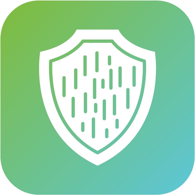 Diseño vectorial de estilo de icono de escudo de madera