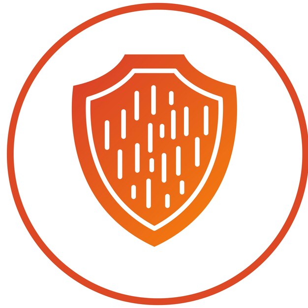 Diseño vectorial de estilo de icono de escudo de madera