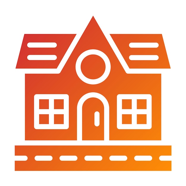Diseño vectorial Estilo de icono de la escuela de esquí