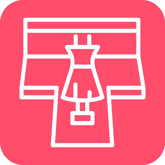 Diseño vectorial Estilo de icono de espectáculo de moda