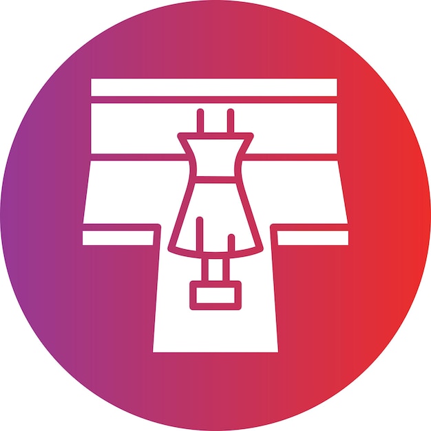 Diseño vectorial Estilo de icono de espectáculo de moda