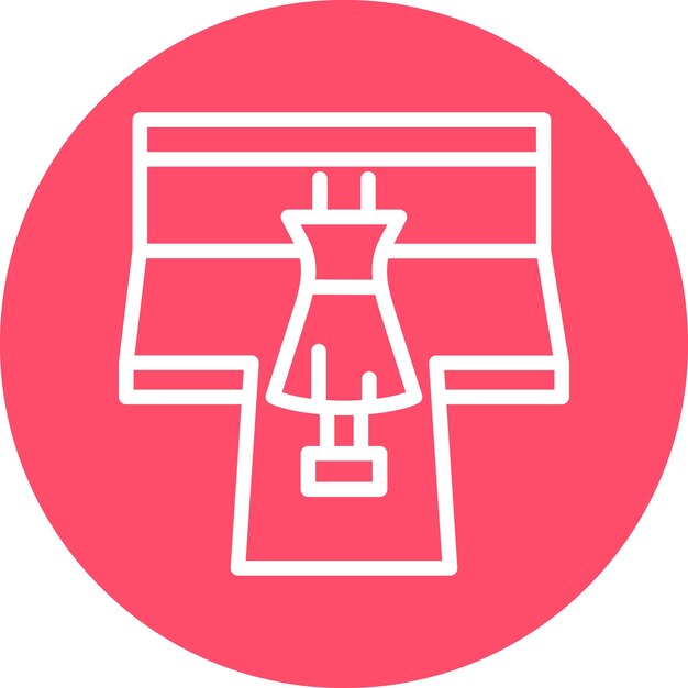 Diseño vectorial Estilo de icono de espectáculo de moda