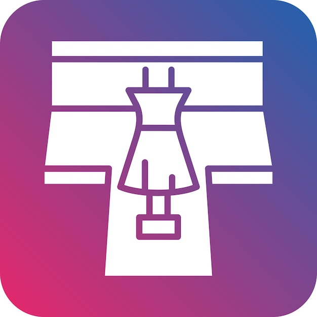 Diseño vectorial Estilo de icono de espectáculo de moda