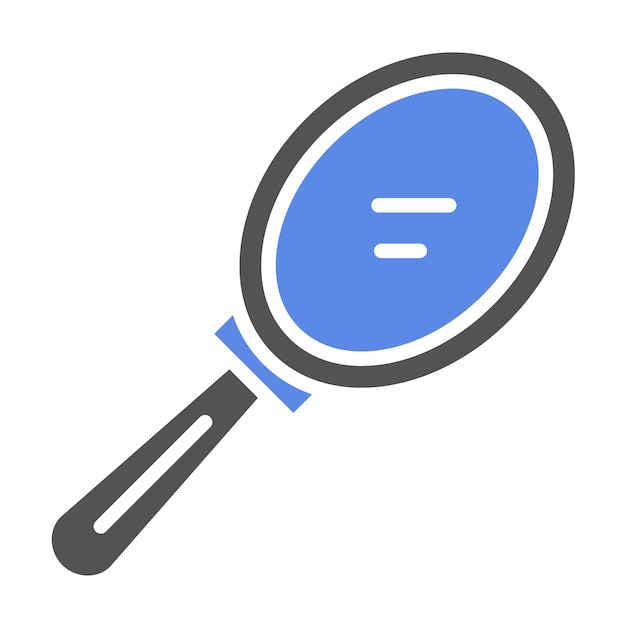 Diseño vectorial Estilo del icono del espejo de mano