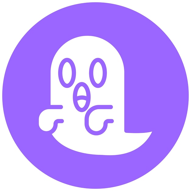 Diseño vectorial Estilo de icono espeluznante