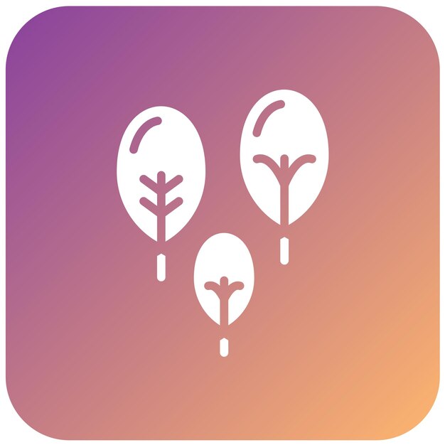 Diseño vectorial de estilo de icono de espinaca