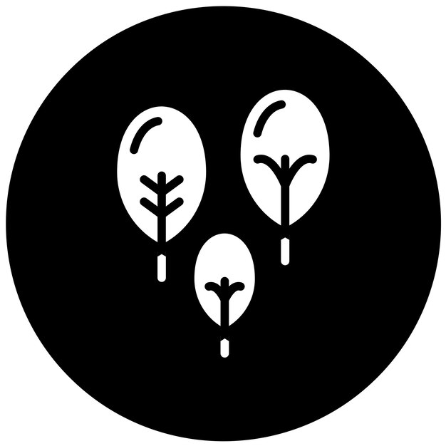 Diseño vectorial de estilo de icono de espinaca