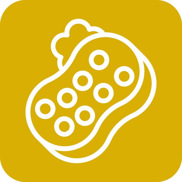 Diseño vectorial Estilo de icono de esponja