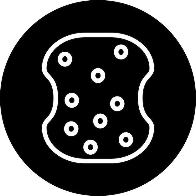 Diseño vectorial Estilo de icono de esponja