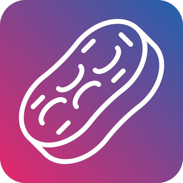 Diseño vectorial Estilo de icono de esponja