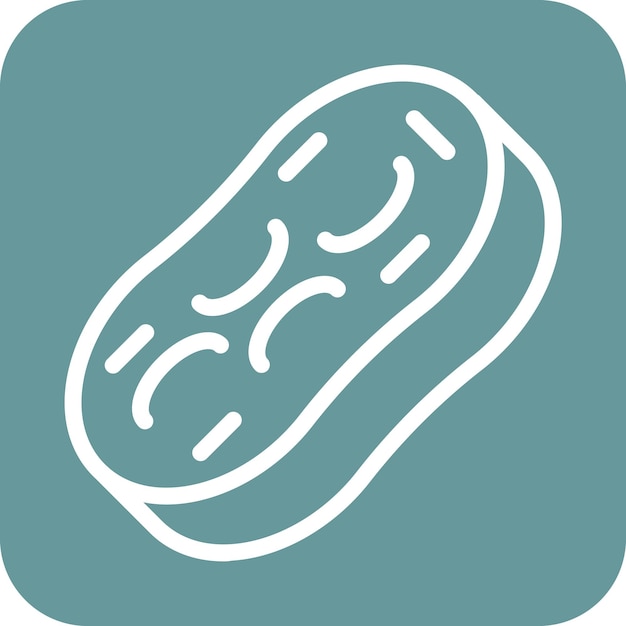 Diseño vectorial Estilo de icono de esponja