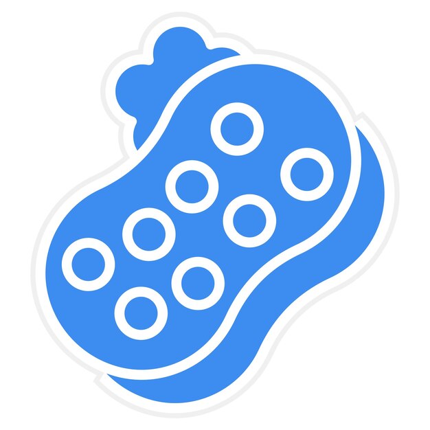 Diseño vectorial Estilo de icono de esponja