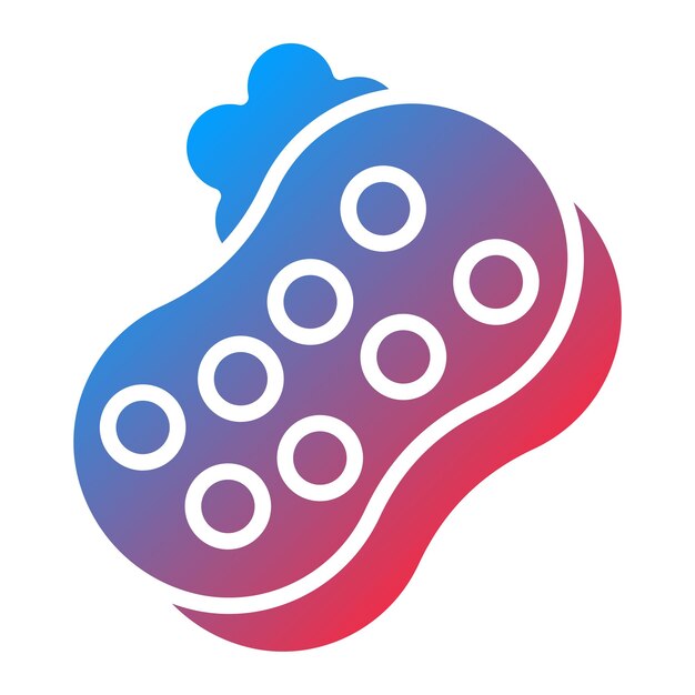 Diseño vectorial Estilo de icono de esponja