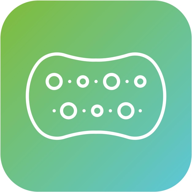 Diseño vectorial Estilo de icono de esponja