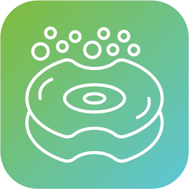 Diseño vectorial Estilo de icono de esponja