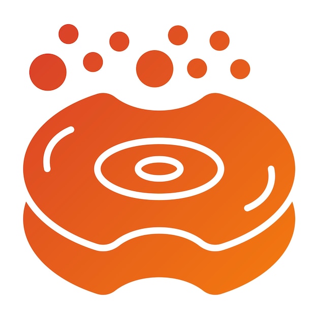 Diseño vectorial Estilo de icono de esponja