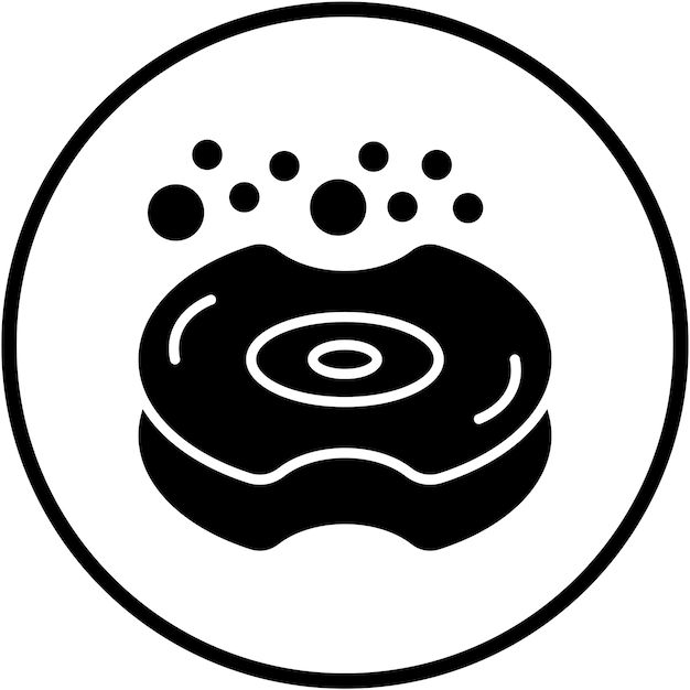 Diseño vectorial Estilo de icono de esponja