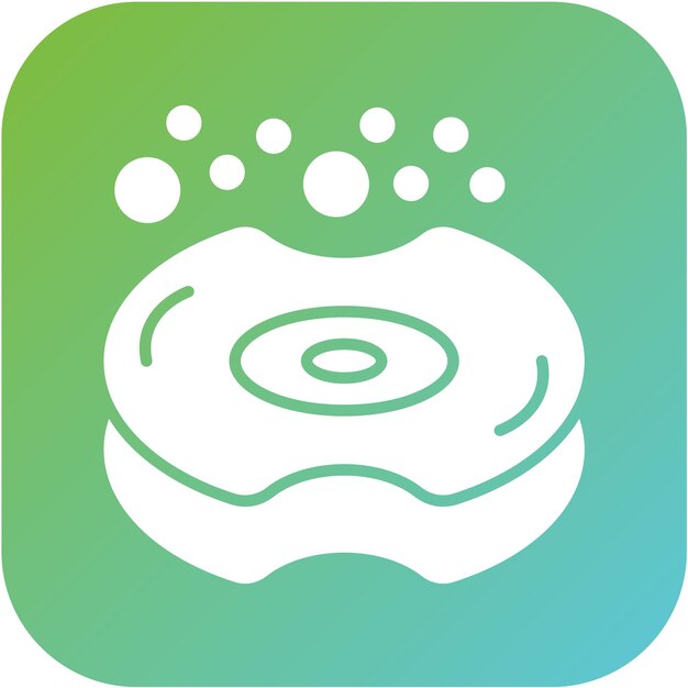 Diseño vectorial Estilo de icono de esponja