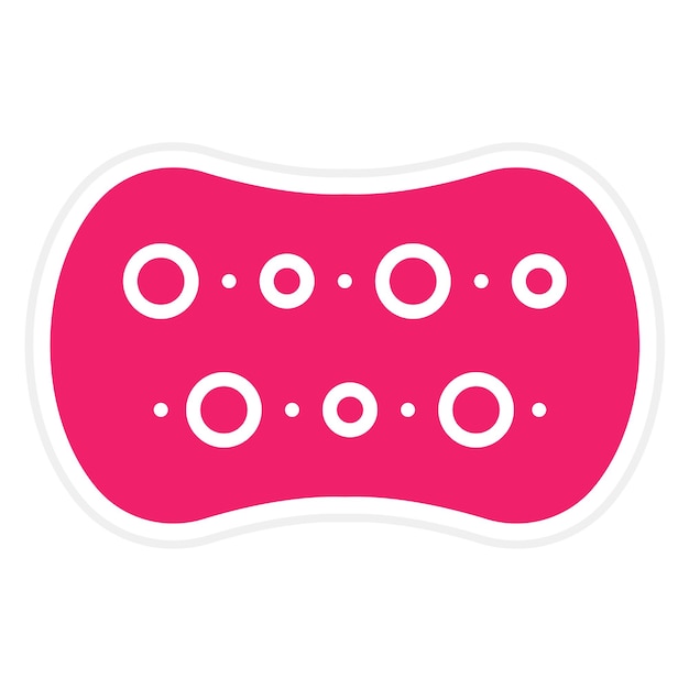Diseño vectorial Estilo de icono de esponja