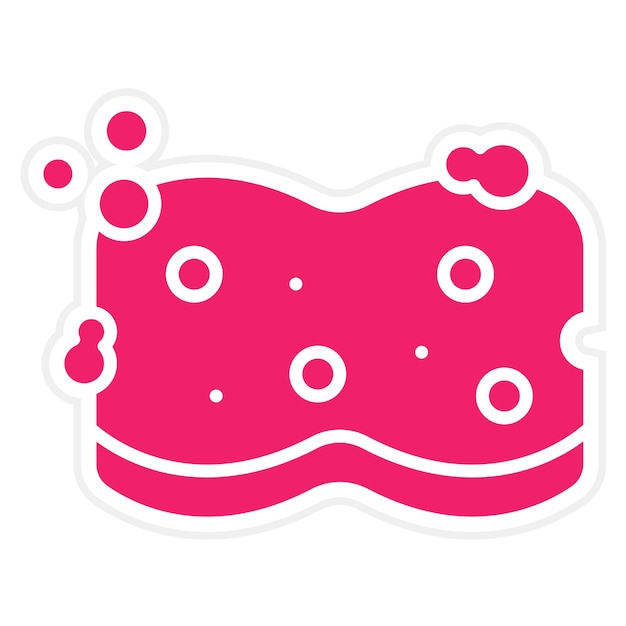 Diseño vectorial Estilo de icono de esponja
