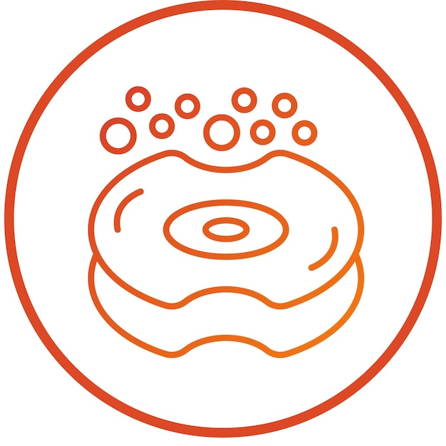 Diseño vectorial Estilo de icono de esponja