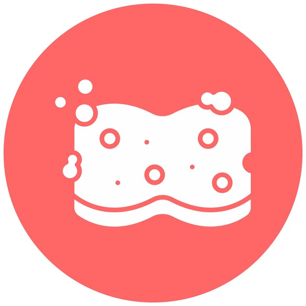 Diseño vectorial Estilo de icono de esponja