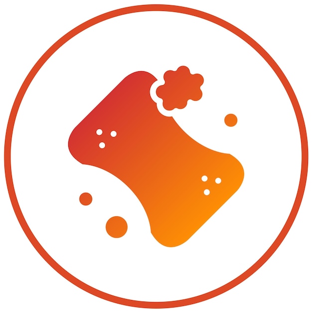 Diseño vectorial Estilo de icono de esponja