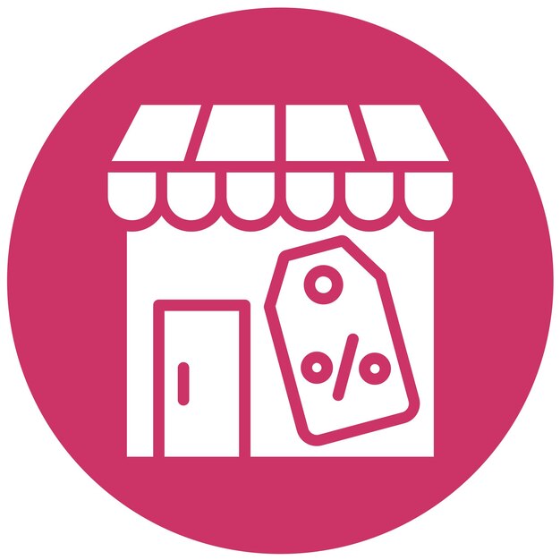 Diseño vectorial Estilo del icono de la esquina de descuento