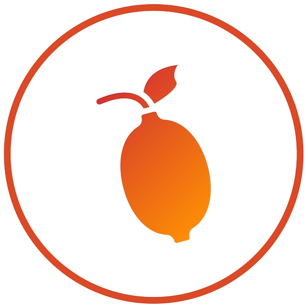 Diseño vectorial Estilo del icono de estallido de cítricos