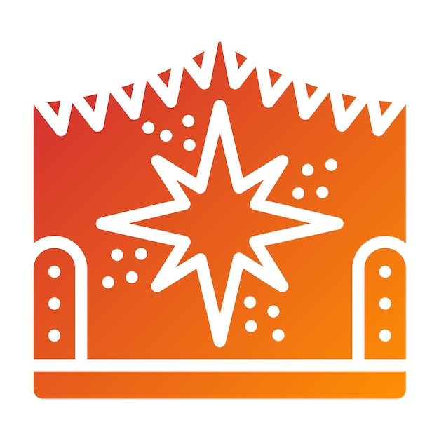 Diseño vectorial Estilo de icono de estallido festivo