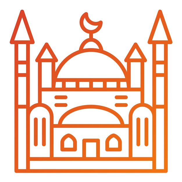 Diseño vectorial Estilo de icono de Estambul