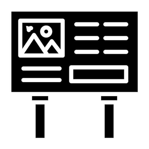 Diseño vectorial Estilo del icono del estandarte de bienestar