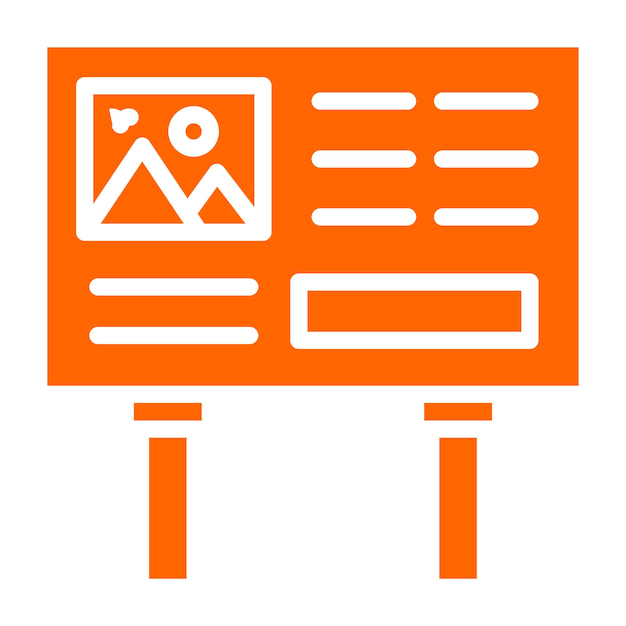 Diseño vectorial Estilo del icono del estandarte de bienestar