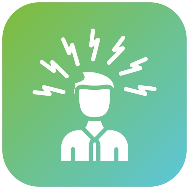Diseño vectorial Estilo de icono de estigma