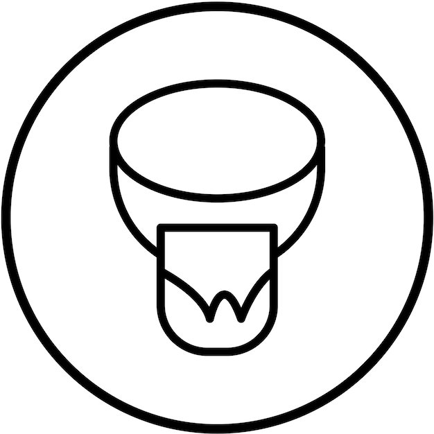 Diseño vectorial Estilo del icono de la estufa Trangia