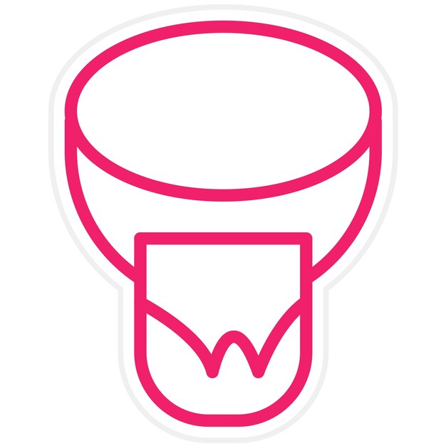 Diseño vectorial Estilo del icono de la estufa Trangia