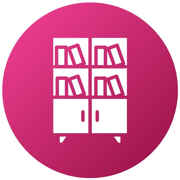 Diseño vectorial Estilo del icono Etagere